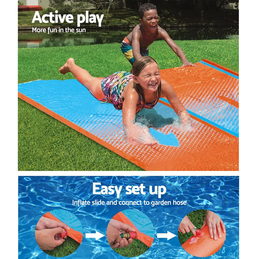 4.88m Dual Inflatable Water Slide with Splash Pad - Bestway