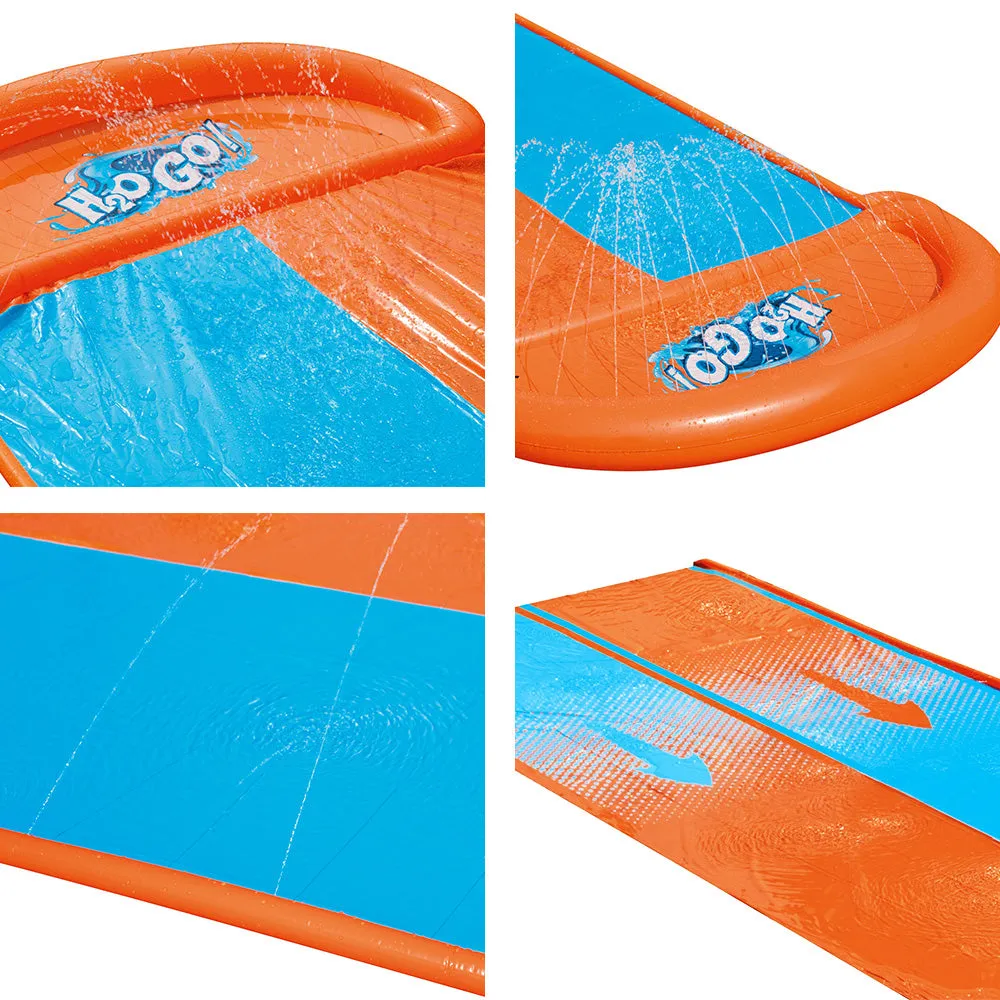 4.88m Dual Inflatable Water Slide with Splash Pad - Bestway