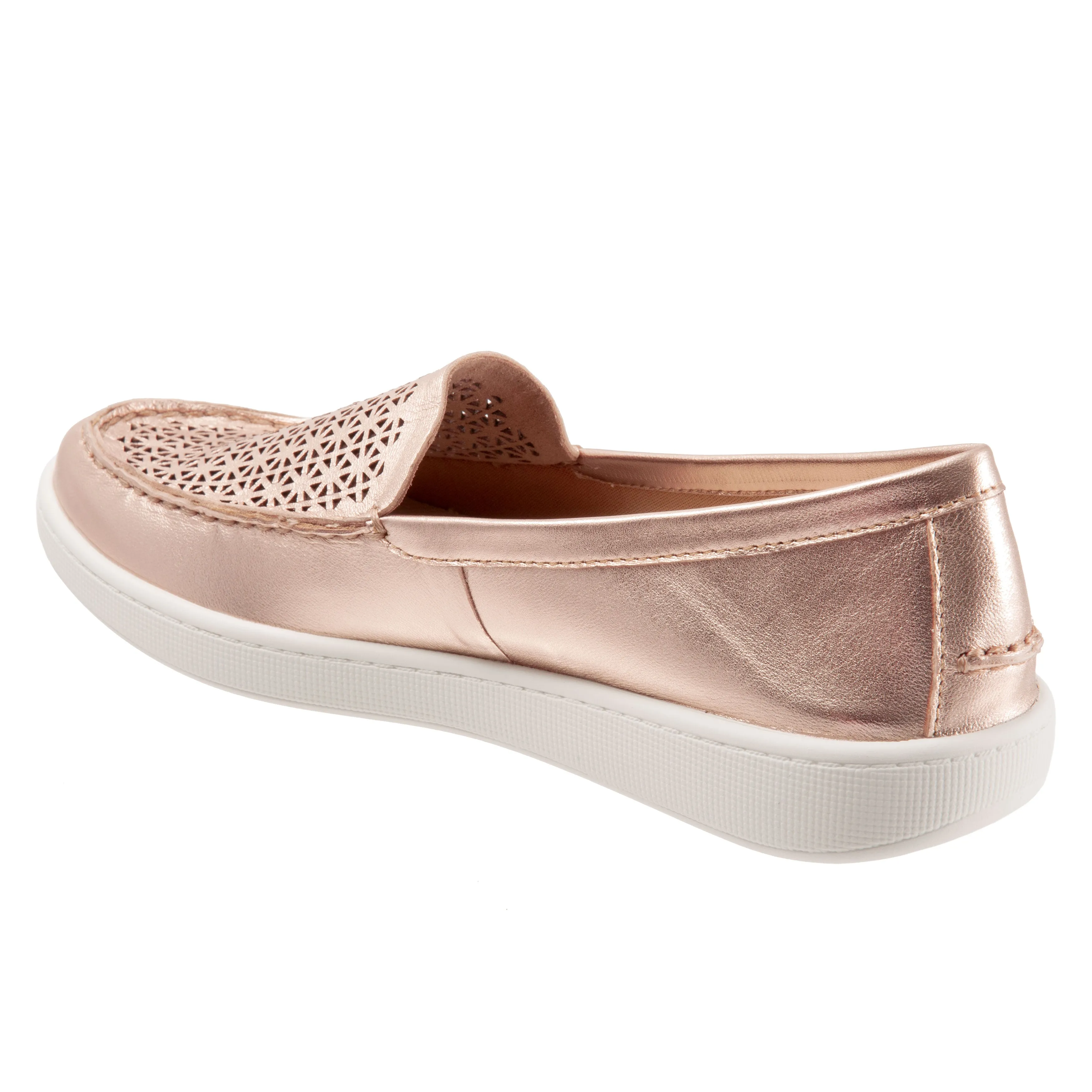 Audrey Rose Gold Slip On Shoes