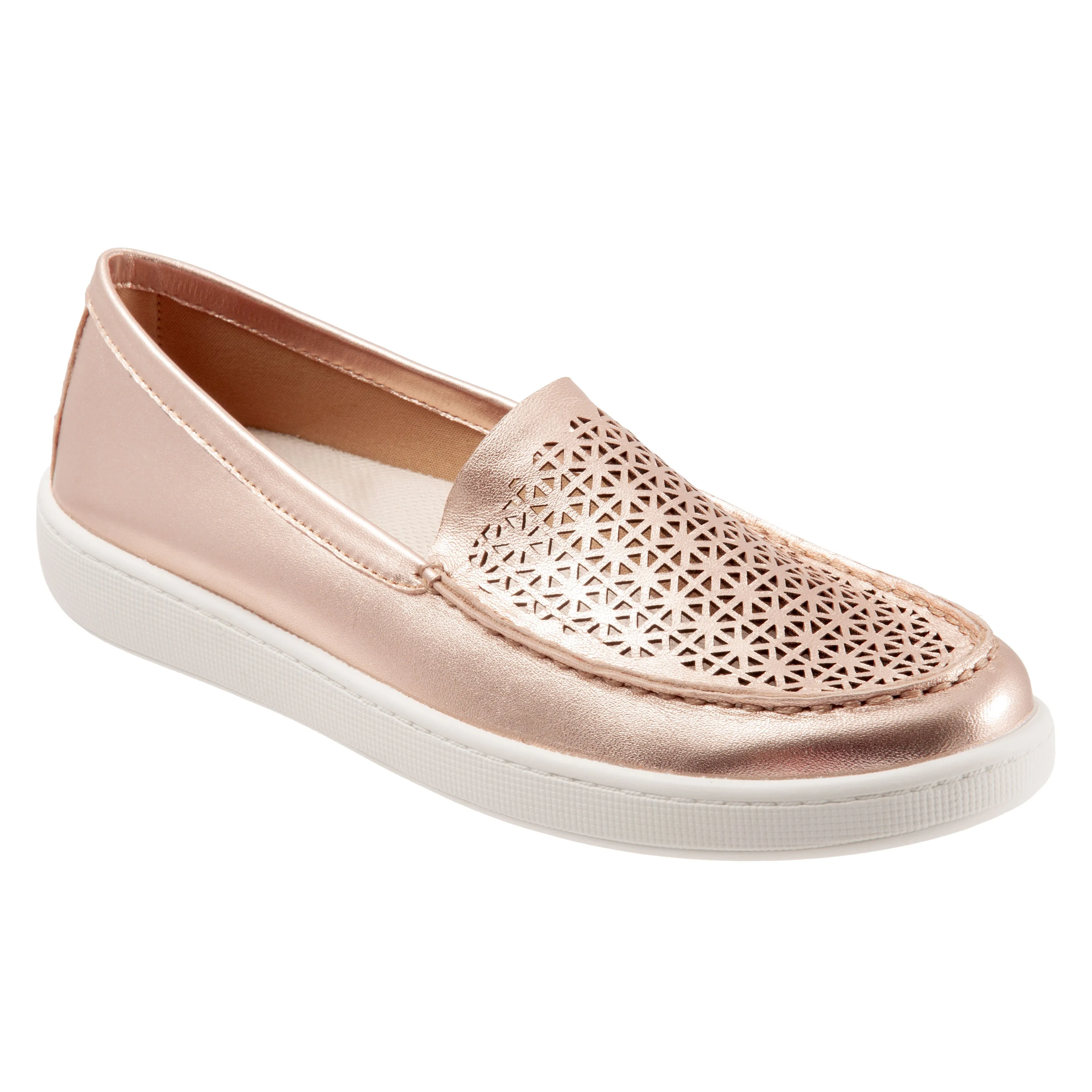 Audrey Rose Gold Slip On Shoes
