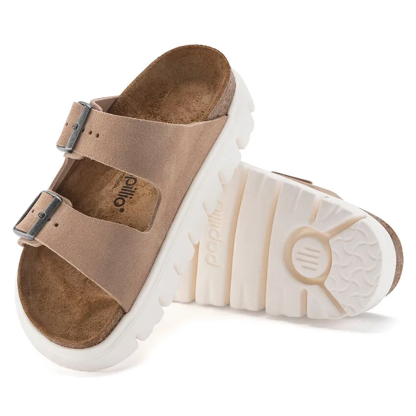 Birkenstock - Papillio Arizona Chunky Suede Platform Sandal Warm Sand