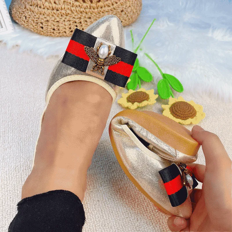 Cilool  Casual Comfort Dressy Flats For Wedding Bling Sparkly Bridal Shoes CF203