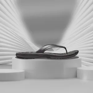 Crocs Men Adult Crocband Flip Graphite/Black Flop