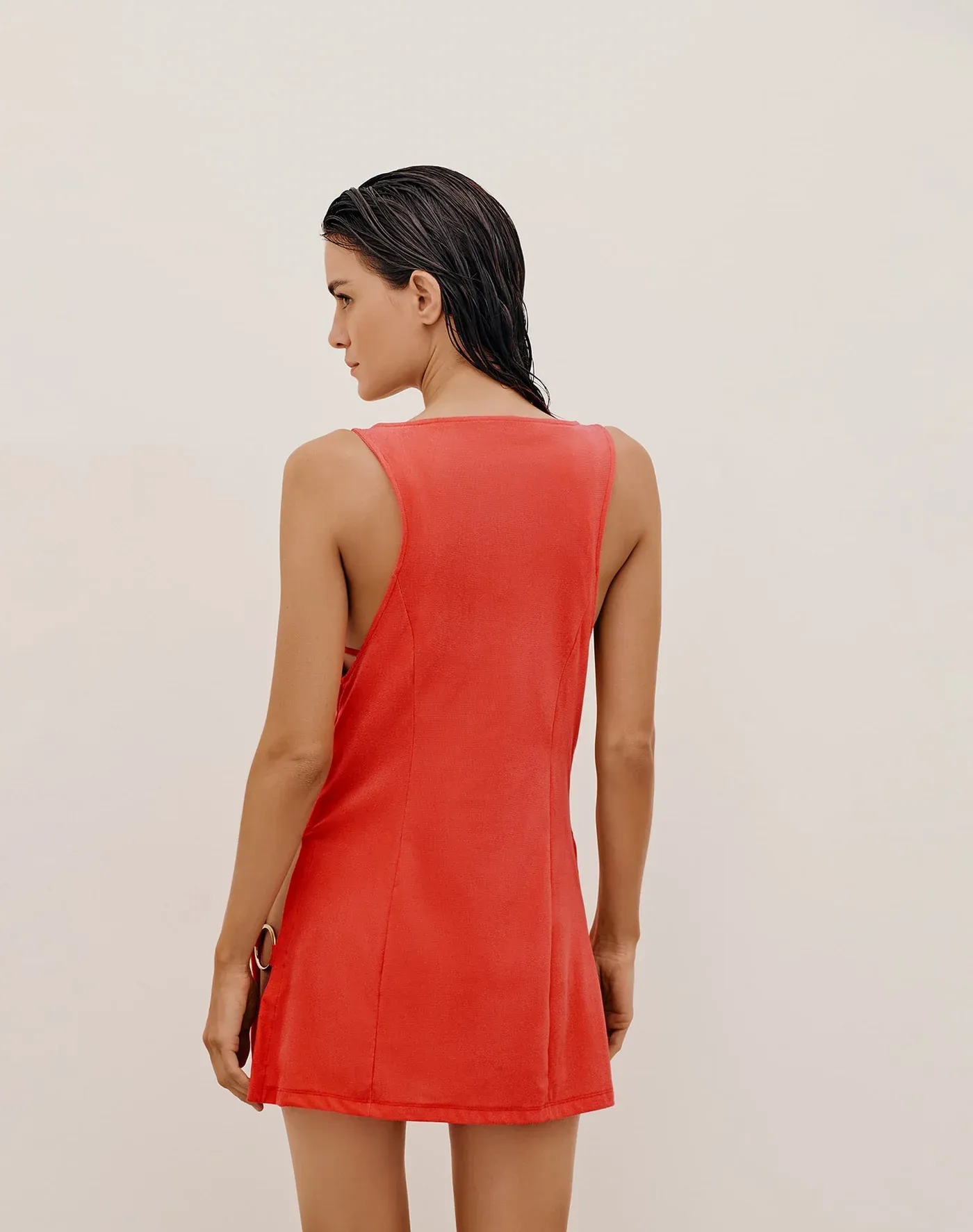 Dani Short Cover Up - Red By Vix Paula Hermanny
