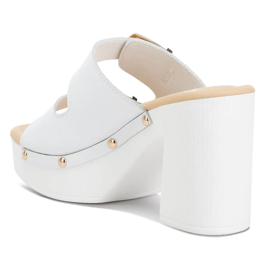 Dual Buckle Strap Clogs