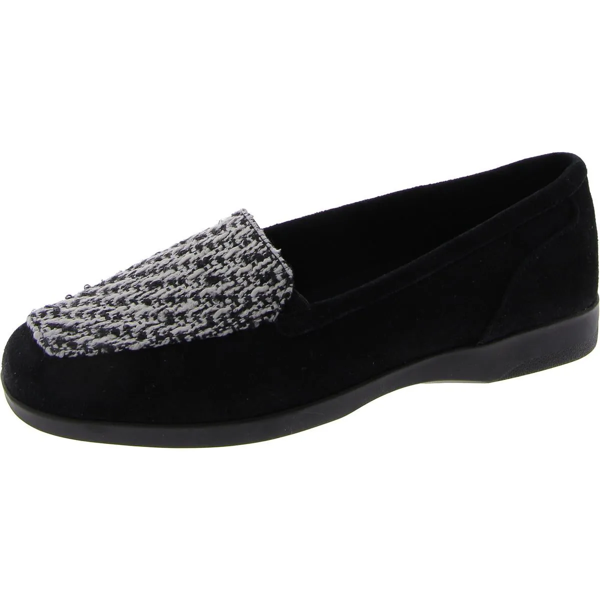 Easy Spirit Womens Devitt 17 Leather Slip On Loafers
