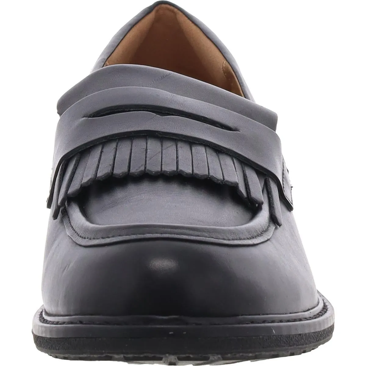 Easy Spirit Womens Jett Leather Slip-On Loafers