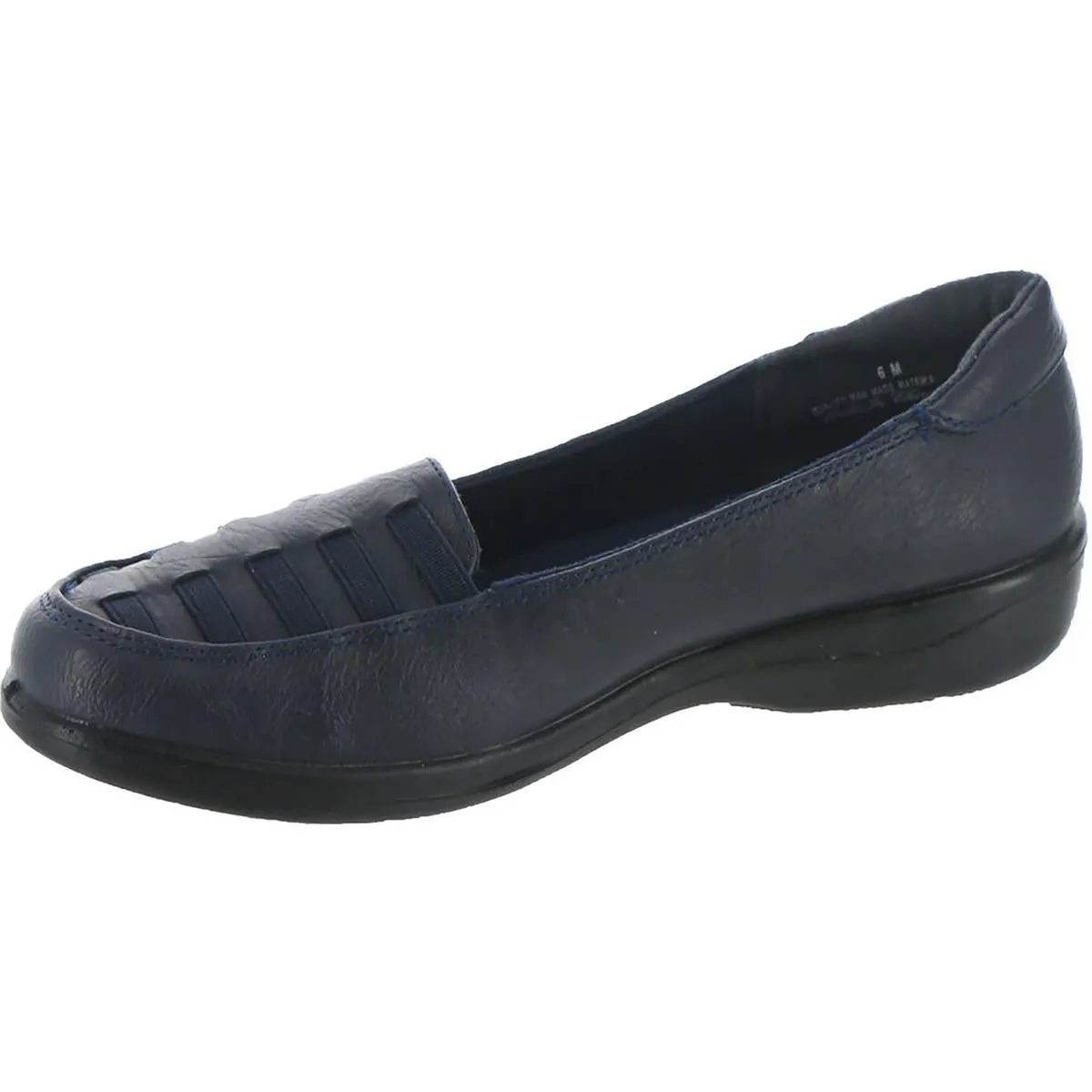 Easy Street Womens Genesis Faux Leather Slip-On Loafers