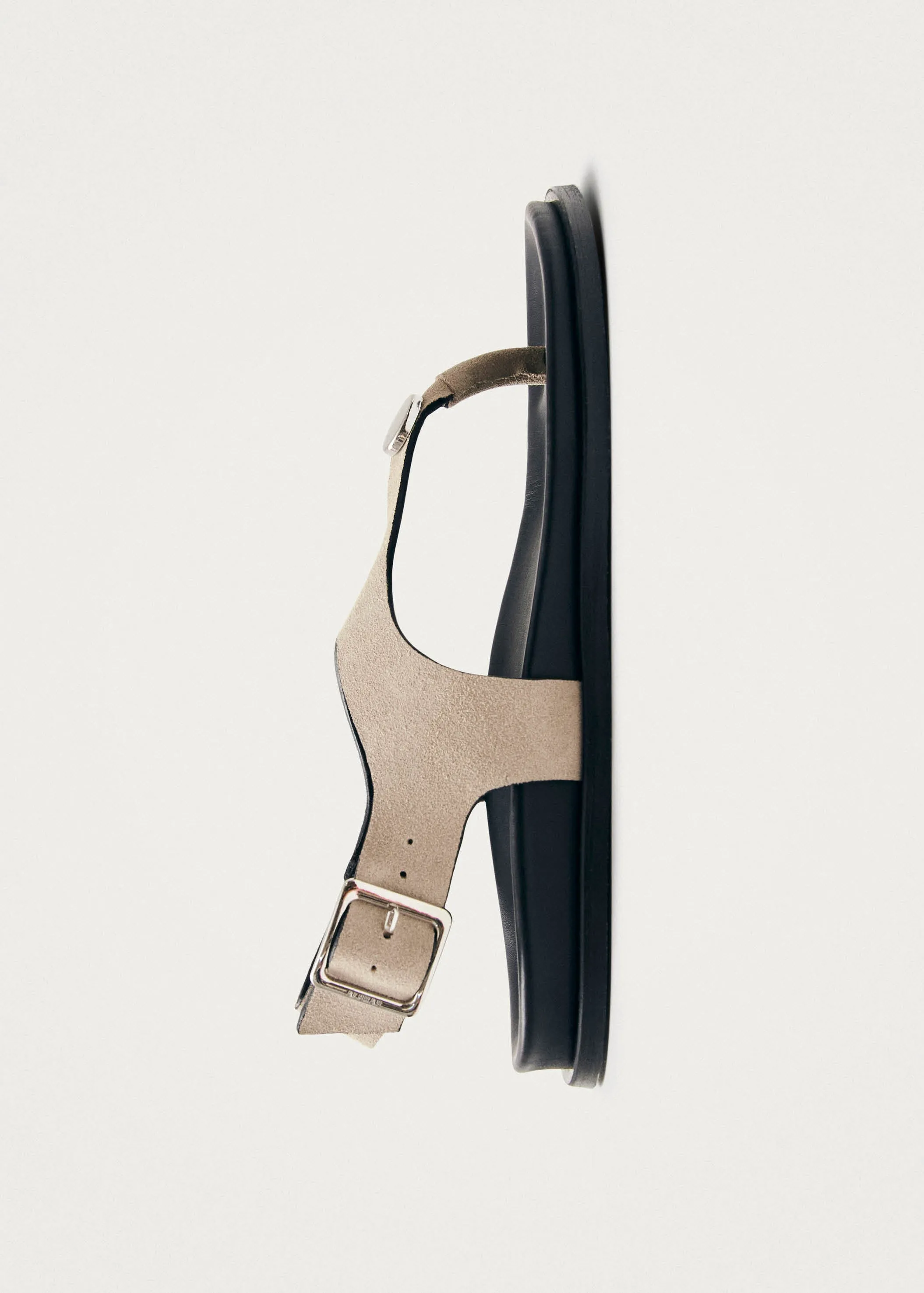 Harbor Suede Cream Leather Sandals