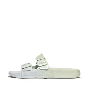 IQUSHION Iridescent Two-Bar Buckle Slides