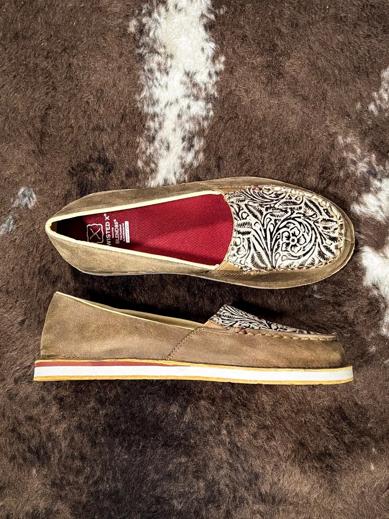 Liliosa Twisted X Slip - On Loafer - Bomber & Light Taupe