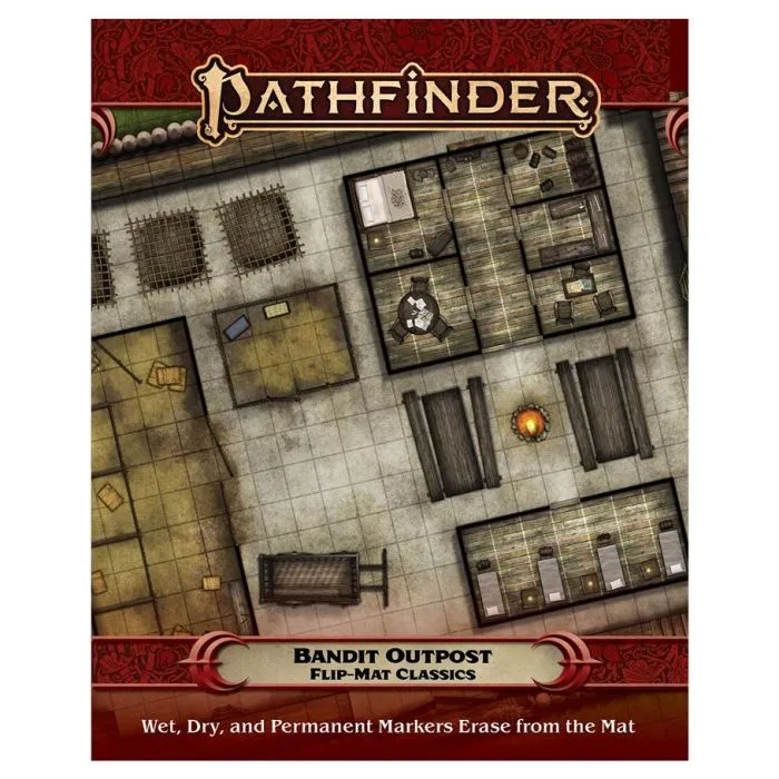 Pathfinder RPG: Bandit Outpost Classic Flip-Mat