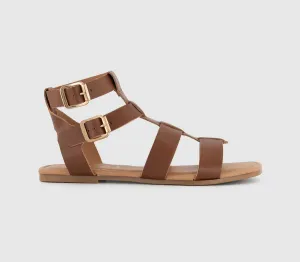 Womens Office Skyler Gladiator Sandals Tan